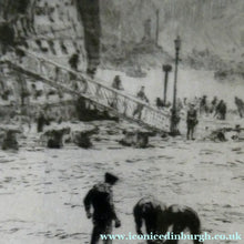 Load image into Gallery viewer, William Lionel Wyllie (1851 – 1931) HMS Victory in Portsmouth Dockyard. Pencil Signed Etching
