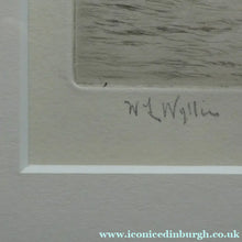 Load image into Gallery viewer, ORIGINAL ETCHING: William Lionel Wyllie (1851 – 1931) LEITH HARBOUR, Edinburgh. Pencil Signed
