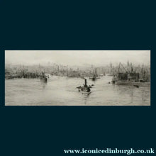 Load image into Gallery viewer, ORIGINAL ETCHING: William Lionel Wyllie (1851 – 1931)  LEITH HARBOUR, Edinburgh. Pencil Signed
