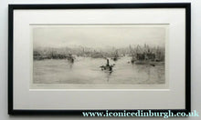 Load image into Gallery viewer, ORIGINAL ETCHING: William Lionel Wyllie (1851 – 1931) LEITH HARBOUR, Edinburgh. Pencil Signed
