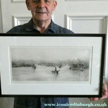 Load image into Gallery viewer, ORIGINAL ETCHING: William Lionel Wyllie (1851 – 1931) LEITH HARBOUR, Edinburgh. Pencil Signed
