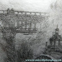 Load image into Gallery viewer, ORIGINAL ETCHING: William Lionel Wyllie (1851 – 1931) NEWCASTLE-UPON-TYNE Pencil Signed
