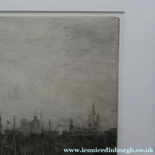Load image into Gallery viewer, ORIGINAL ETCHING: William Lionel Wyllie (1851 – 1931) NEWCASTLE-UPON-TYNE Pencil Signed
