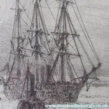 Load image into Gallery viewer, 1913 Drypoint Etching by Wyllie Bay of Naples Pencil Signed
