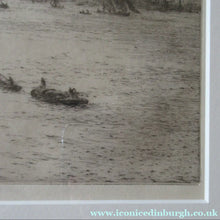 Load image into Gallery viewer, 1913 Drypoint Etching by Wyllie Bay of Naples Pencil Signed
