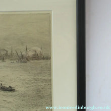 Load image into Gallery viewer, 1913 Drypoint Etching by Wyllie Bay of Naples Pencil Signed
