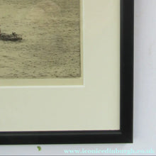 Load image into Gallery viewer, 1913 Drypoint Etching by Wyllie Bay of Naples Pencil Signed
