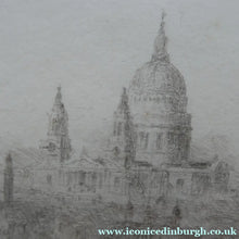 Load image into Gallery viewer, ORIGINAL ETCHING: William Lionel Wyllie (1851 – 1931)  THE CITY OF LONDON with St Paul's in the Distance
