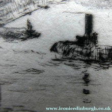 Load image into Gallery viewer, ORIGINAL ETCHING: William Lionel Wyllie (1851 – 1931)  IMAGINARY W.L. BRIDGE with St Paul's in the Distance
