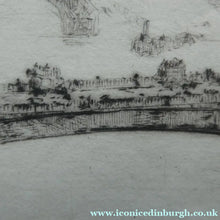 Load image into Gallery viewer, ORIGINAL ETCHING: William Lionel Wyllie (1851 – 1931)  IMAGINARY W.L. BRIDGE with St Paul's in the Distance
