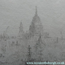 Load image into Gallery viewer, ORIGINAL ETCHING: William Lionel Wyllie (1851 – 1931)  IMAGINARY W.L. BRIDGE with St Paul's in the Distance
