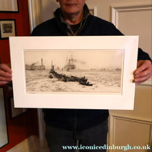 Load image into Gallery viewer, ORIGINAL ETCHING: William Lionel Wyllie (1851 – 1931) TYNEMOUTH. Pencil Signed
