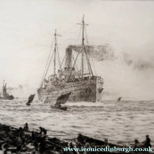 Load image into Gallery viewer, ORIGINAL ETCHING: William Lionel Wyllie (1851 – 1931) TYNEMOUTH. Pencil Signed
