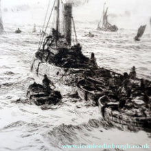 Load image into Gallery viewer, ORIGINAL ETCHING: William Lionel Wyllie (1851 – 1931) TYNEMOUTH. Pencil Signed
