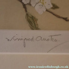 Load image into Gallery viewer, Pretty 1930s ORIGINAL Colour Etching of LIttle Birds on a Branch by Winifred Austen (1876 - 1964).  Pencil Signed
