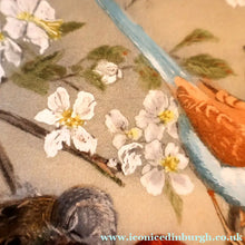 Load image into Gallery viewer, Pretty 1930s ORIGINAL Colour Etching of LIttle Birds on a Branch by Winifred Austen (1876 - 1964).  Pencil Signed
