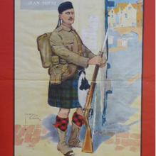 Load image into Gallery viewer, GENUINE Antique WWI Recruitment Poster. Published 1914. Wee Scrap O' Paper by Lawson Wood (1878 - 1957)
