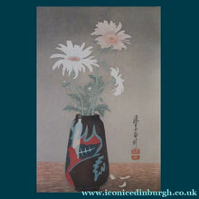 Load image into Gallery viewer, Yoshijiro Urushibara (1889-1953) Colour Woodcut Entitled Daisies. Pencil Signed
