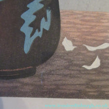 Load image into Gallery viewer, Urushibara Colour WoodBlock Entitled Daises. Pencil Signed
