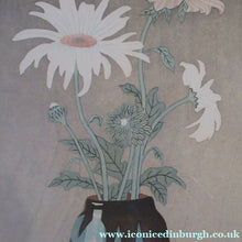 Load image into Gallery viewer, Urushibara Colour WoodBlock Entitled Daises. Pencil Signed
