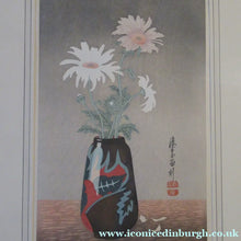 Load image into Gallery viewer, ICONIC EDINBURGH. Urushibara Woodblock Entitled Daises. Pencil Signed
