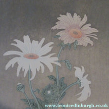Load image into Gallery viewer, Urushibara Colour WoodBlock Entitled Daises. Pencil Signed
