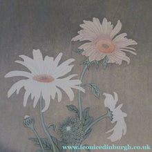 Load image into Gallery viewer, Urushibara Colour WoodBlock Entitled Daises. Pencil Signed
