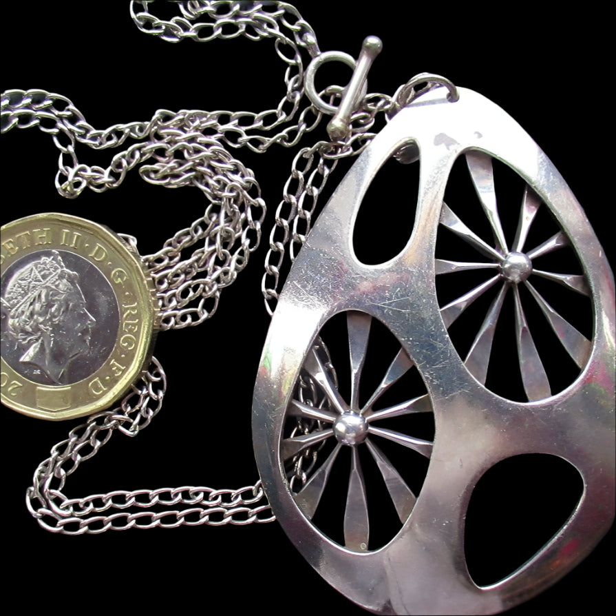 Gordon William Stevens 1970s Brutalist Modernist Pendant. Edinburgh Pendant