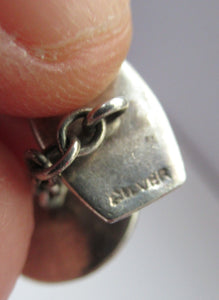Vintage Scottish Silver Cufflinks. Signed John Hart with Viking and Celtic Patterns