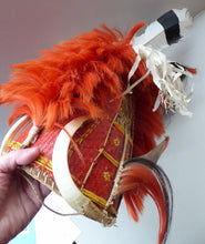 Load image into Gallery viewer, Vintage / Antique Nagaland Naga Woven Helmet Decorated with Goat Hair and Hide
