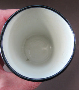 Heron, Kirkcaldy Methven Antique Scottish Pottery Beaker