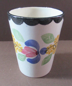 Heron, Kirkcaldy Methven Antique Scottish Pottery Beaker