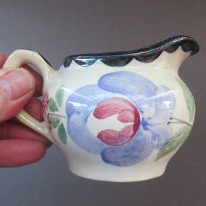 Robert Heron Kirkcaldy Methven Floral Jug Antique Scottish Pottery