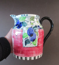 Load image into Gallery viewer, 1920s Scottish Pottery Mak Merry Jug with White Prunus Flowers
