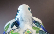 Load image into Gallery viewer, 1920s Scottish Pottery Mak Merry Jug with White Prunus Flowers
