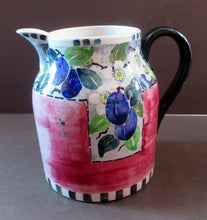 Load image into Gallery viewer, 1920s Scottish Pottery Mak Merry Jug with White Prunus Flowers
