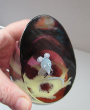 Load image into Gallery viewer, RARE SCOTTISH PAPERWEIGHT: Vintage Caithness Paperweight: WEE MOUSE.  Possibly a Unique Issue

