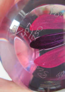 Margot Thompson Pot Pourri Scottish Caithness Glass Paperweight 1990