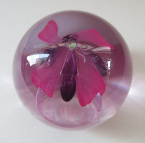 Margot Thompson Pot Pourri Scottish Caithness Glass Paperweight 1990