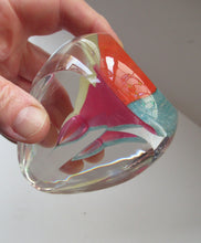 Load image into Gallery viewer, Vintage 1992 Caithness Paperweight Istanbul Limited Edition Harlequin Colours
