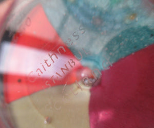 Vintage 1992 Caithness Paperweight Istanbul Limited Edition Harlequin Colours