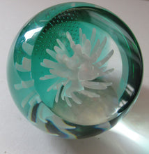 Load image into Gallery viewer, Scottish Paperweight Caithness Glass White Aster 1999
