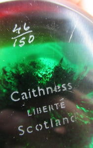 Helen Macdonald Scottish Paperweight Liberte Les Miserables Caithness Glass