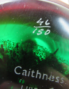 Helen Macdonald Scottish Paperweight Liberte Les Miserables Caithness Glass