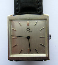 Load image into Gallery viewer, Vintage Square Face Milus Manual Wind Wrist Watch 1970s
