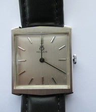 Load image into Gallery viewer, Vintage Square Face Milus Manual Wind Wrist Watch 1970s
