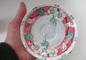 1920s Scottish Pottery Mak Merry Pottery Beaker and saucer