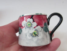 Load image into Gallery viewer, 1920s Mak Merry Pink and White Prunus Flowers Milk Jug and Sugar Bowl

