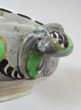 Load image into Gallery viewer, 1930s Bough Pottery Lidded Tureen Richard Amour Green Japanese Cloud Pattern
