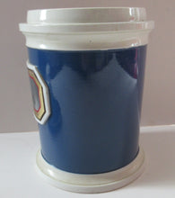 Load image into Gallery viewer, Antique Blue and White Ceramic Chemist Apothecary Lidded Pot
